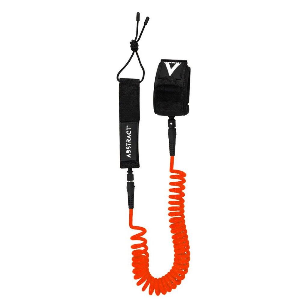 10' Spiral Leash 3m for Stand Up Paddle - Abstract Red Leash