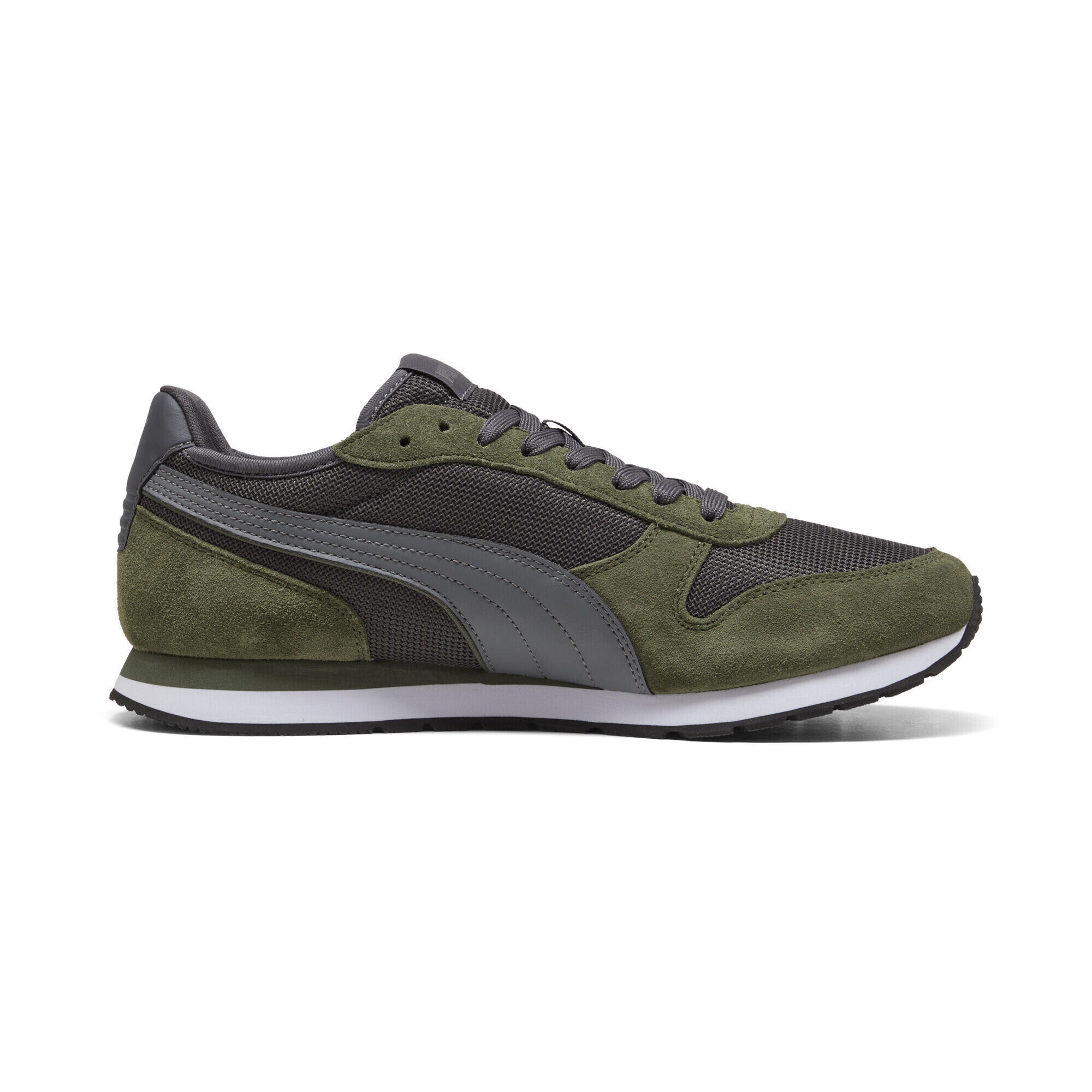 Încălțăminte fitness talpă eva, piele întoarsă St Miler, verde PUMA 5/6