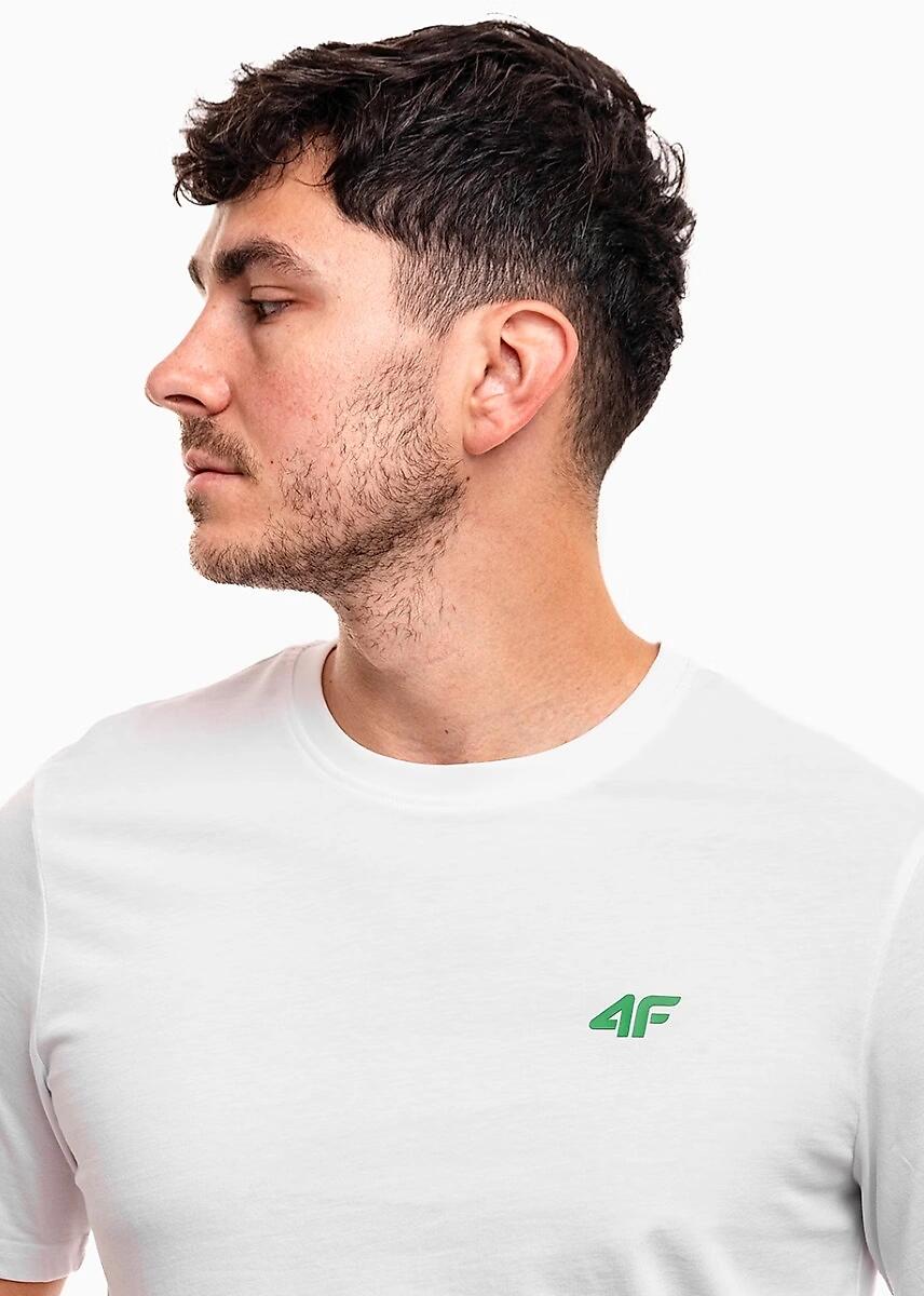 T-shirt bawełniany męski 4F 4FWSS26TTSHM4484 3/4