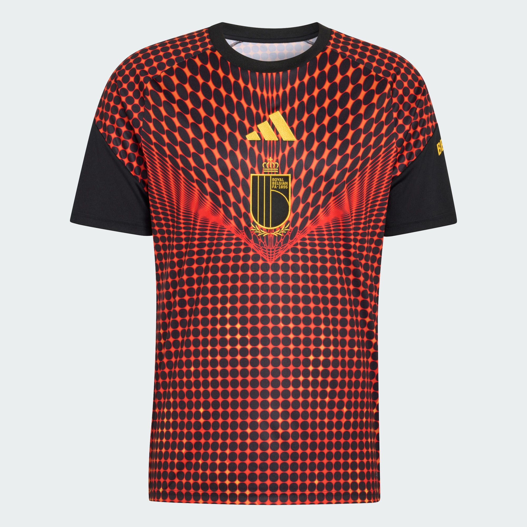 Tricou de încălzire pentru copii Belgia 26 pentru meciuri pe teren propriu