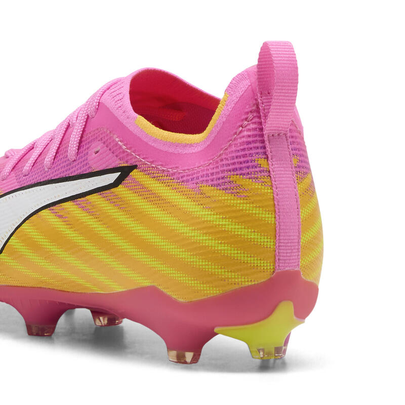 Ghete fotbal copii talpă cu crampoane Ultra 6 Pro FG/AG, galben PUMA