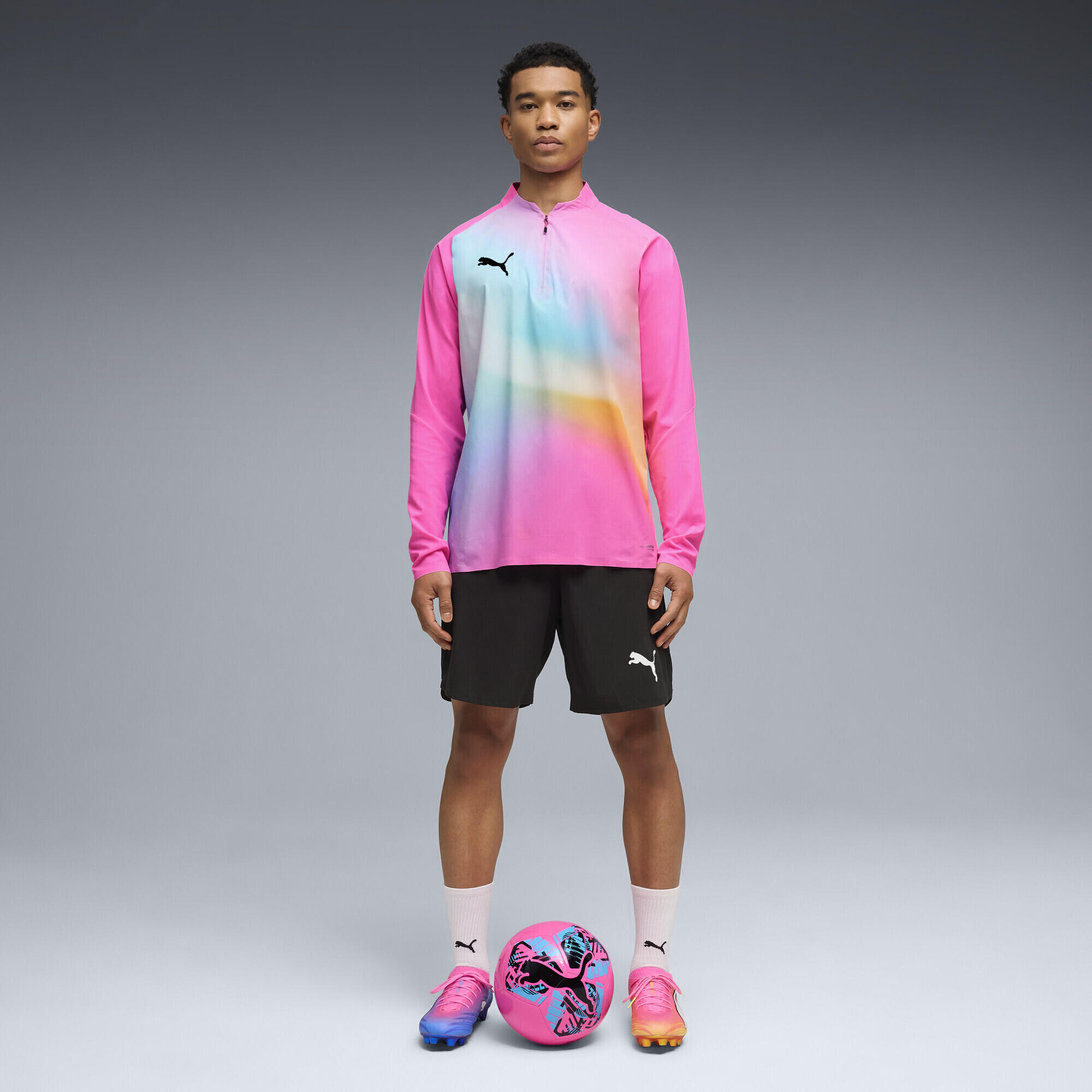 Top da calcio con zip Individual Lightspeed Ultimate da uomo PUMA 4/6