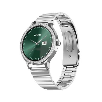 Slimme Horloge Smartwatch NOISE Diva Araya Iconic Zilver