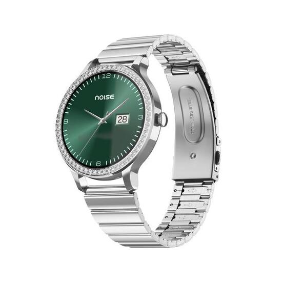Slimme Horloge Smartwatch NOISE Diva Araya Iconic Zilver