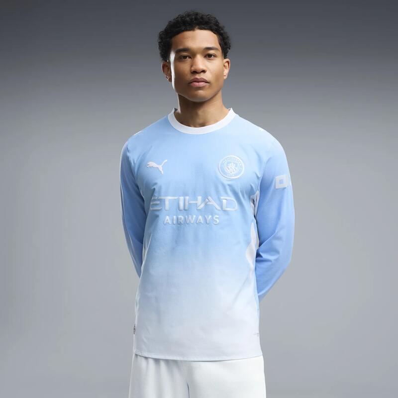 Tricou acasă mânecă lungă Man City 26/27 Authentic Bărbați PUMA