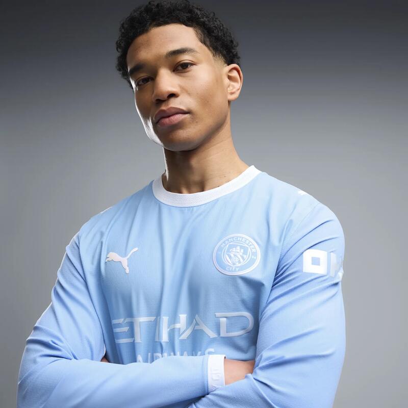 Tricou acasă mânecă lungă Man City 26/27 Authentic Bărbați PUMA