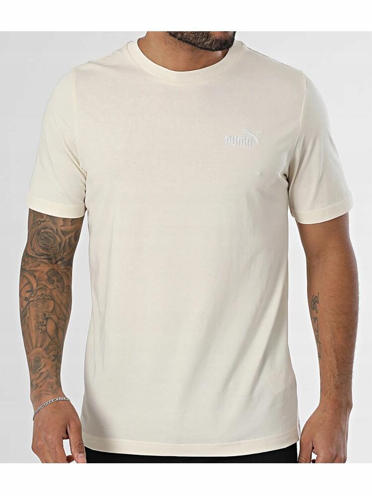 Koszulka Męska Puma Ess Small Logo T-Shirt Plus Size 3/5