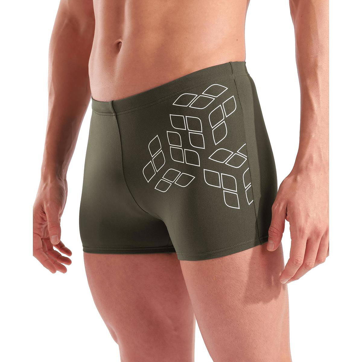 Arena Kikko Graphic Slip de Bain Hommes - Sauge / Blanc 5/7