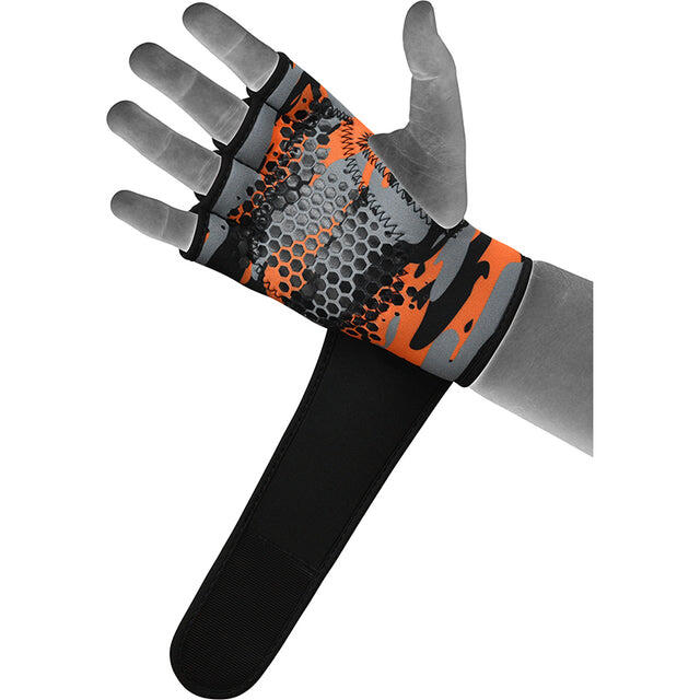 Gewichtheber-Handschuhe mit langem Riemen 2/3