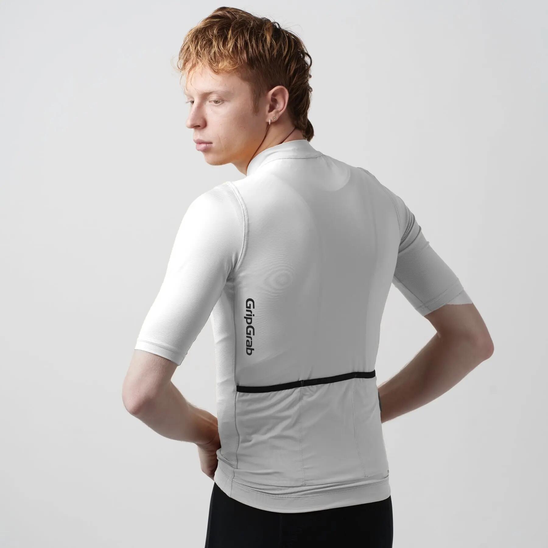 Maillot de cyclisme RIDE Gripgrab blanc - Taille XL 4/4