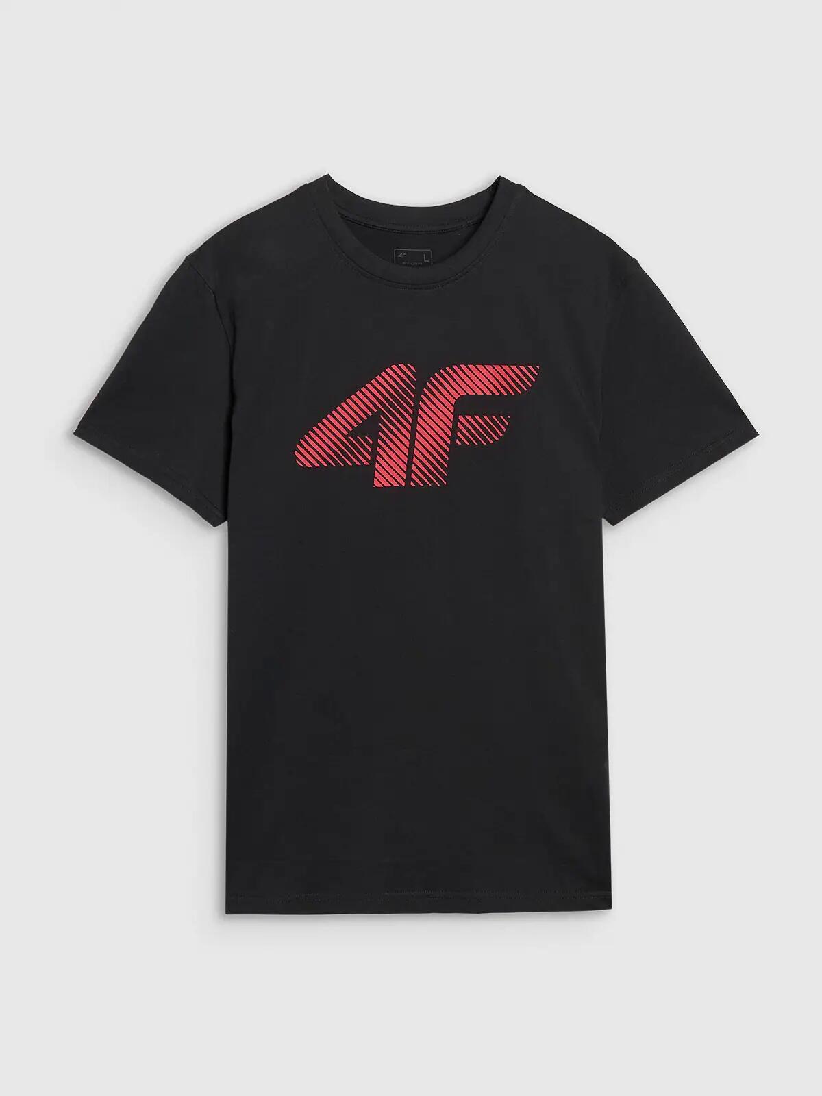 T-shirt regular z nadrukiem męski 4F 4FWMM00TTSHM2257 5/6