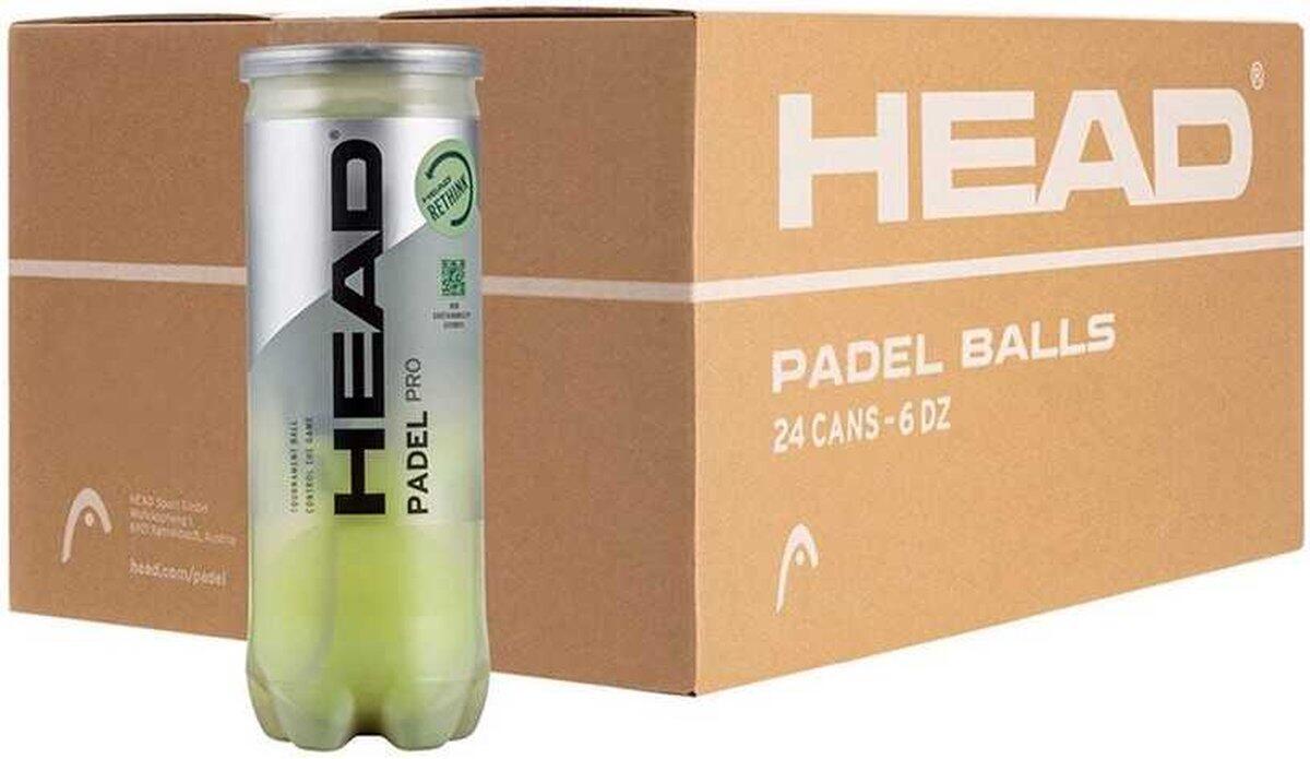 HEAD Pro+ padelballen 24 tubes - 72 stuks 1/1