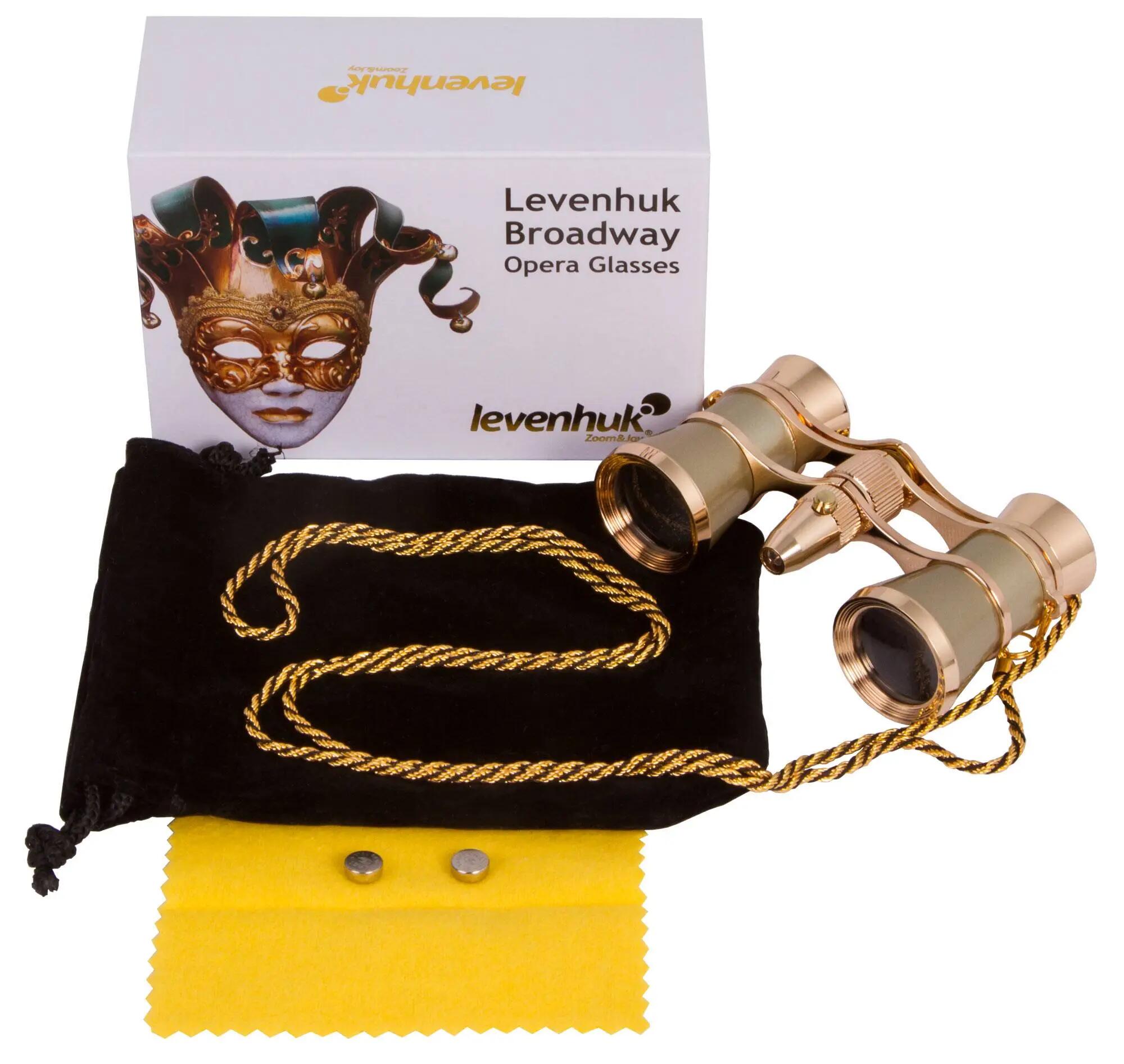 Binocolo da teatro Levenhuk Broadway 325F (con luce LED e cordoncino da collo) 2/15