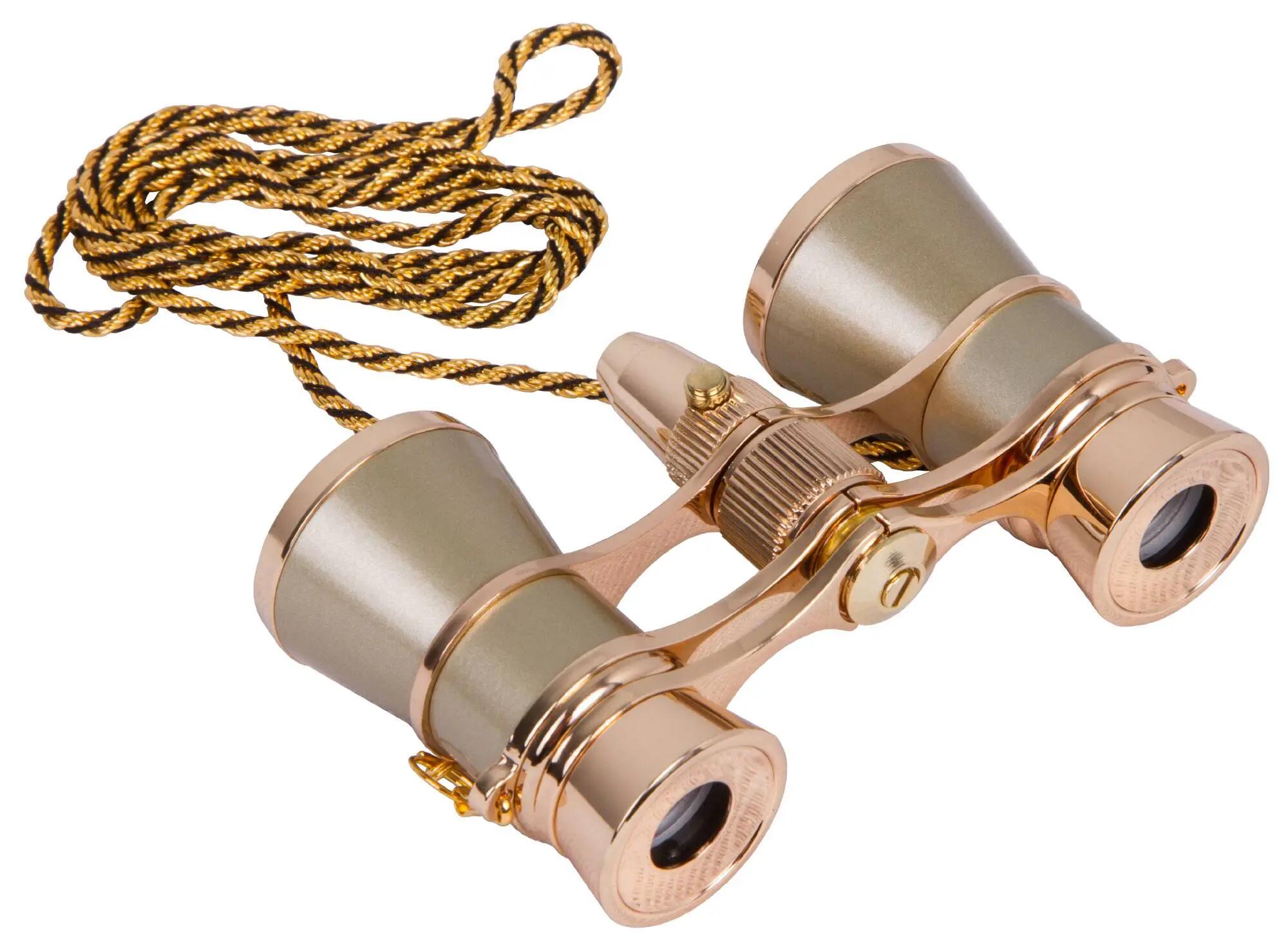 Binocolo da teatro Levenhuk Broadway 325F (con luce LED e cordoncino da collo) 6/15