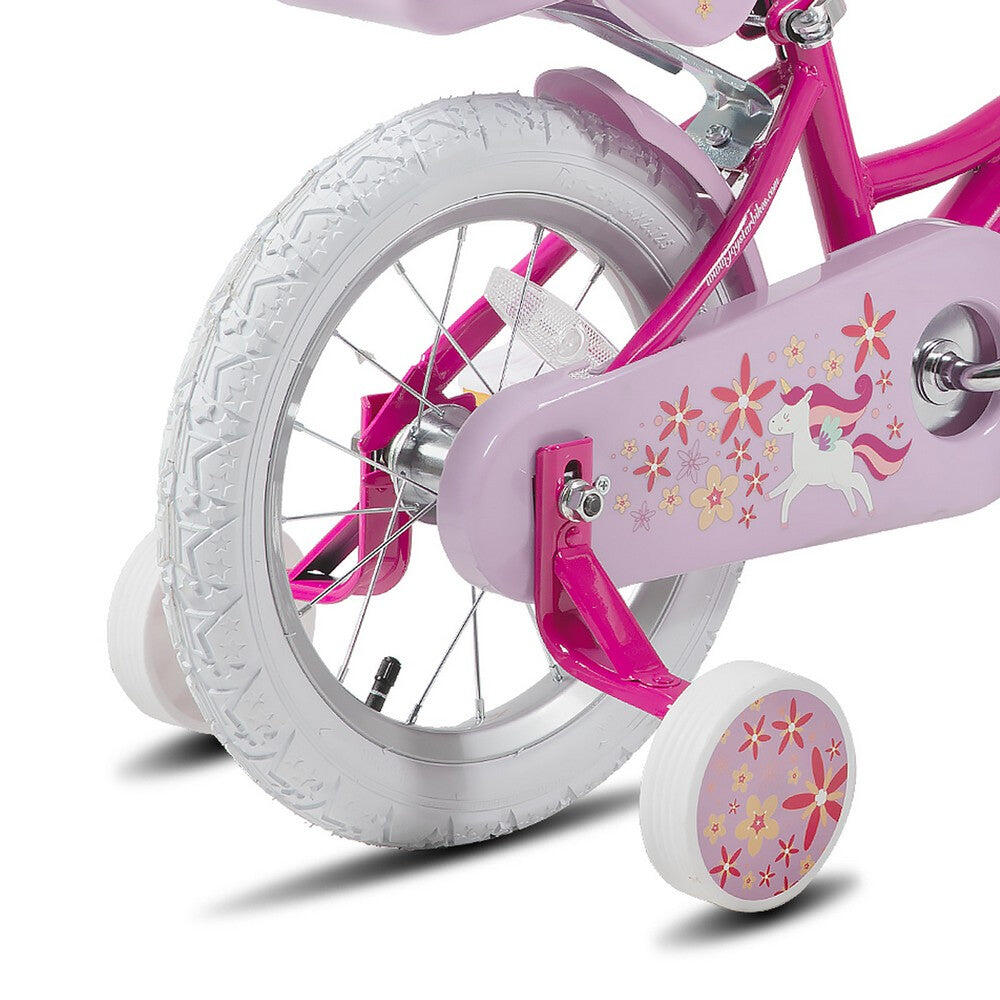 Fille Cyclisme Vélo Enfant avec petites roues panier porte-poupée 16" 5/5