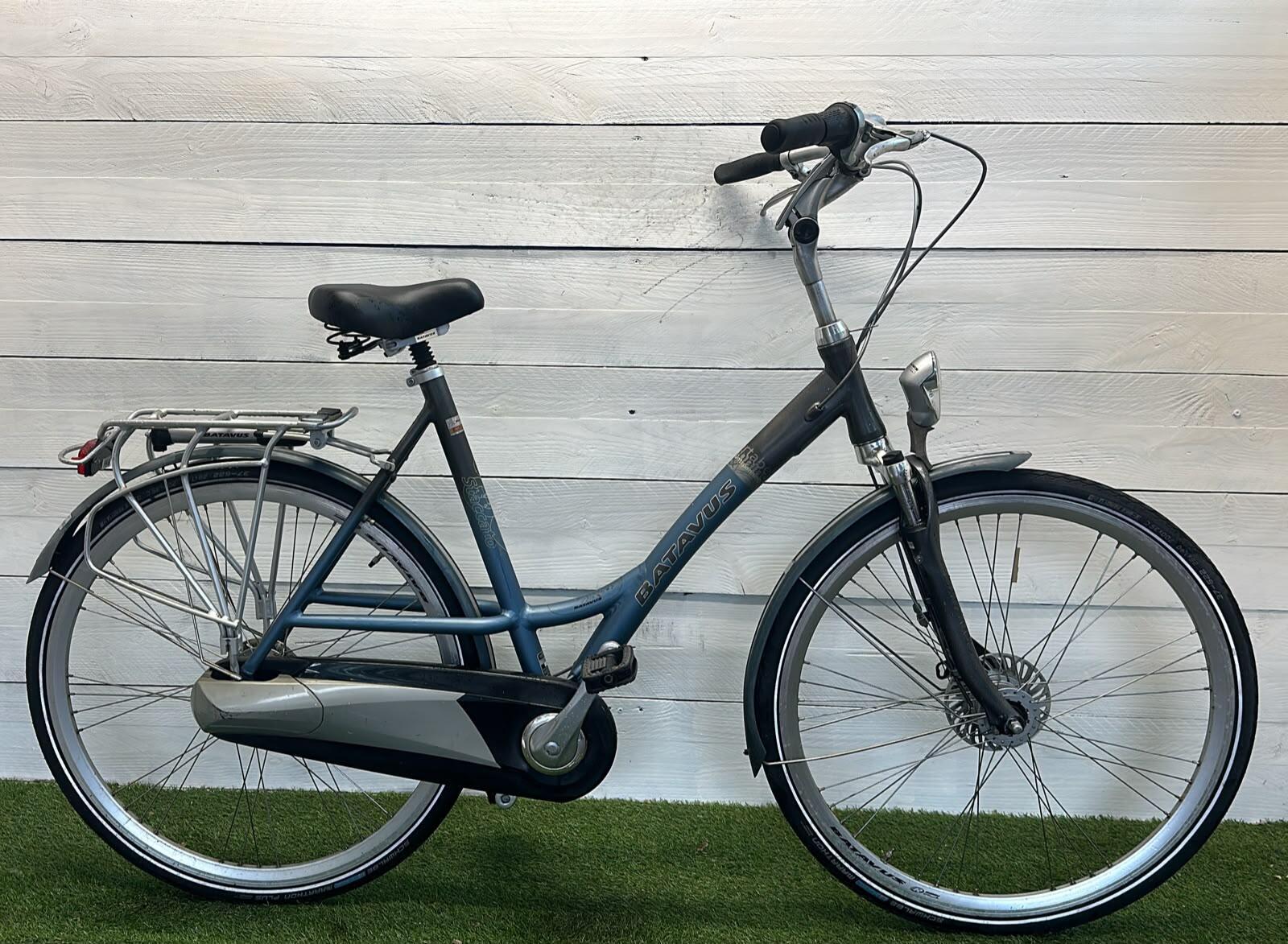Tweedehands Batavus stadsfiets dames, blauw 28" 3/3