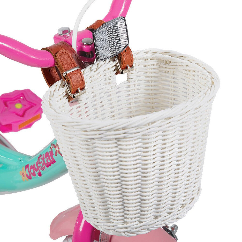 Fille Cyclisme Vélo Enfant avec petites roues panier porte-poupée 12" 5/6