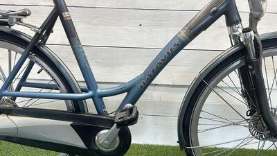 Tweedehands batavus stadsfiets dames, blauw 28