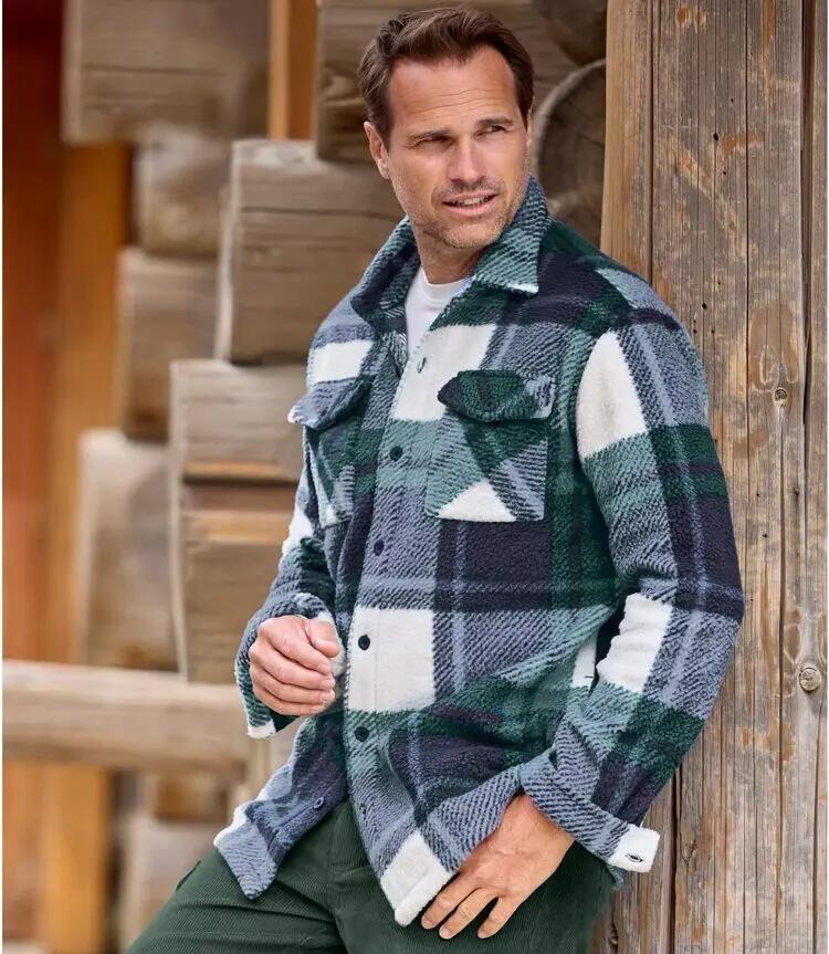 Hemdjacke Country aus Teddyfleece 2/3