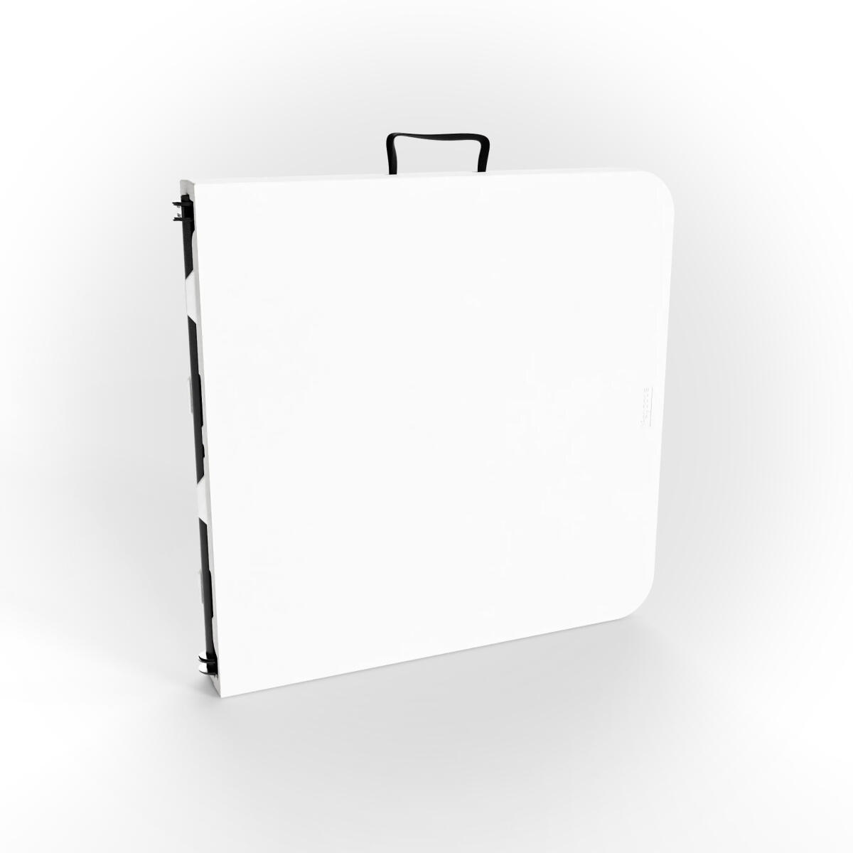 Inklapbare picknickset - tuintafel met 2 banken - weerbestendig - Wit 5/6