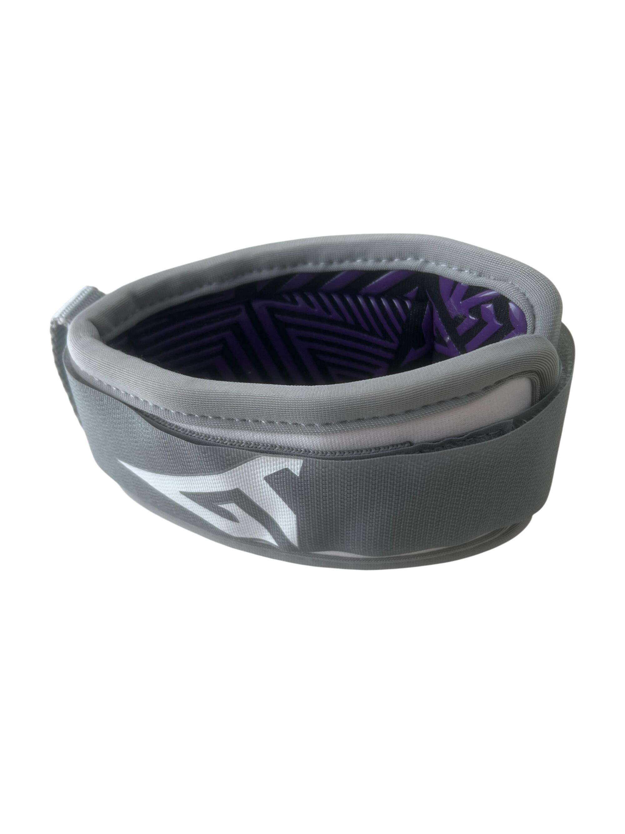 Leash bodyboard 9 mm, ultrarresistente, bíceps, blanco/gris 2/3