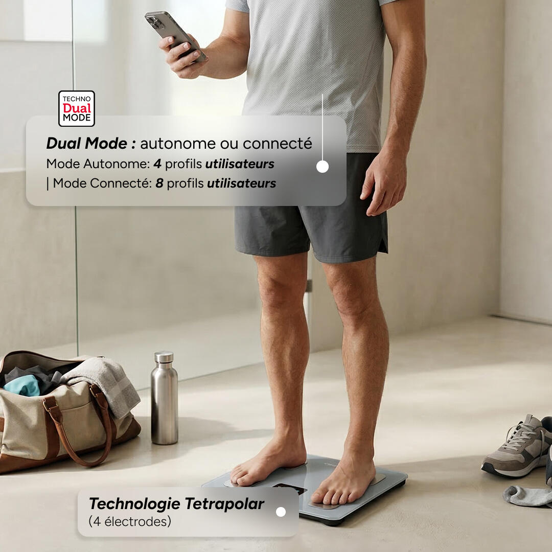 Pèse Personne EVO FIT - Impédancemètre Autonome ou Connecté 3/7