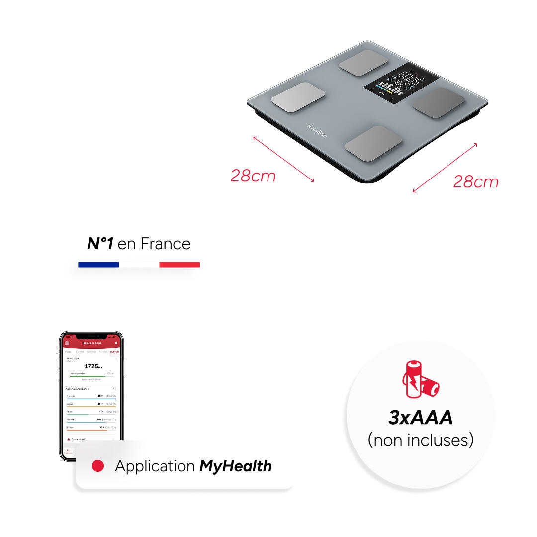 Pèse Personne EVO FIT - Impédancemètre Autonome ou Connecté 6/7