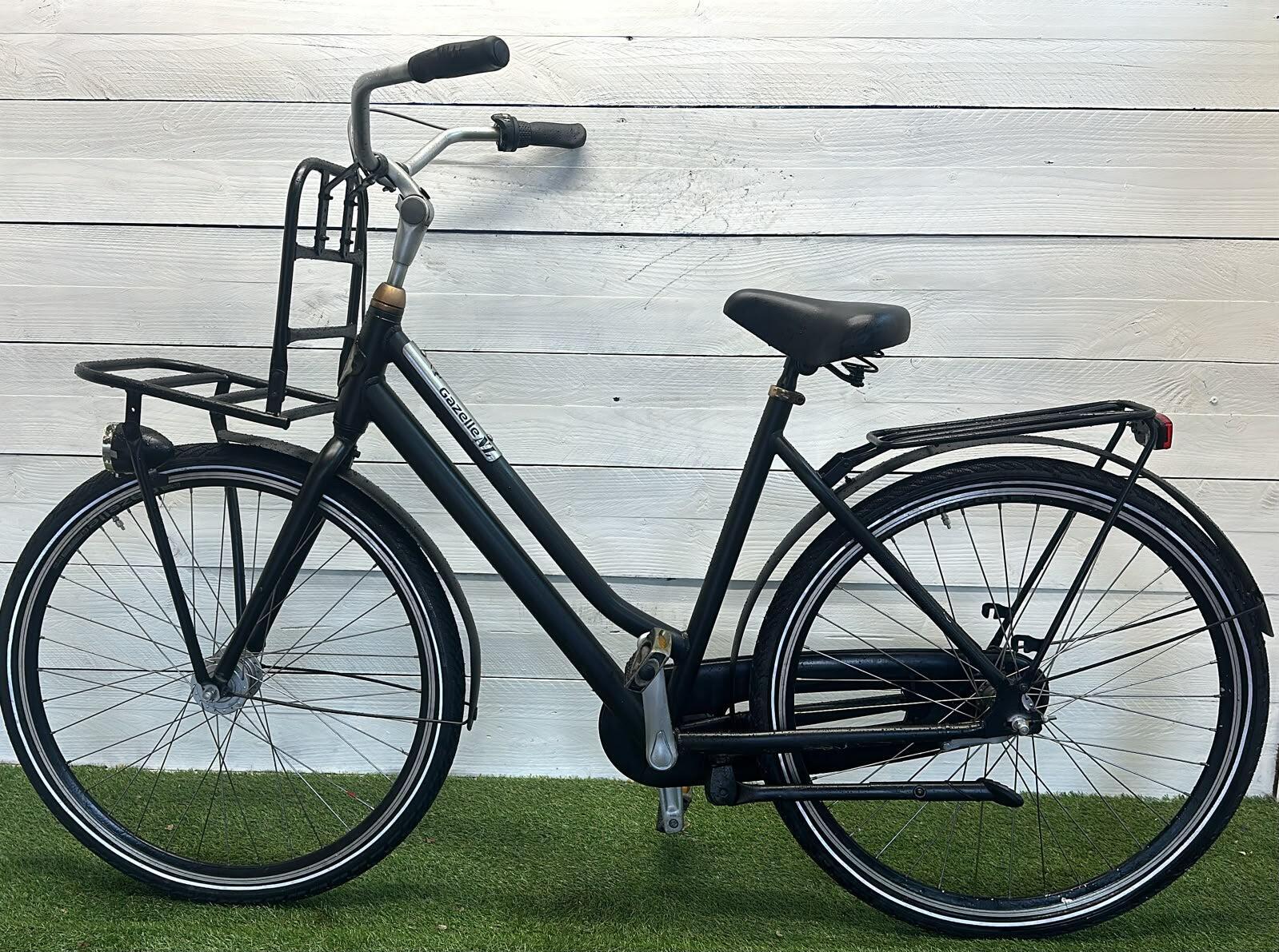Gazelle transport stadsfiets cargo, zwart - 28", 3 versnellingen, met stand 2/3