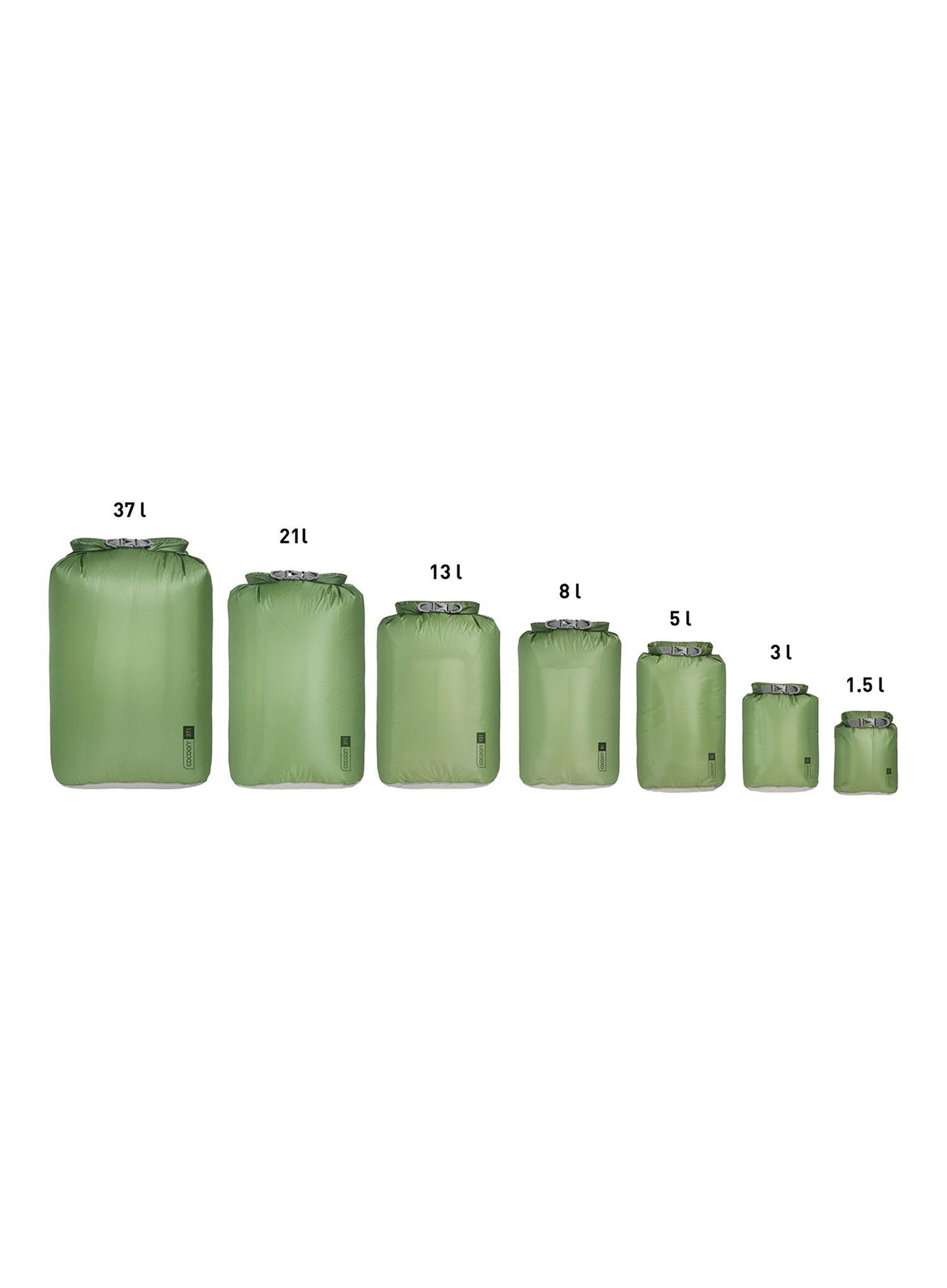 Worek bagażowy Cocoon Drybag Ultralight 3 L - myrtle green 3/3