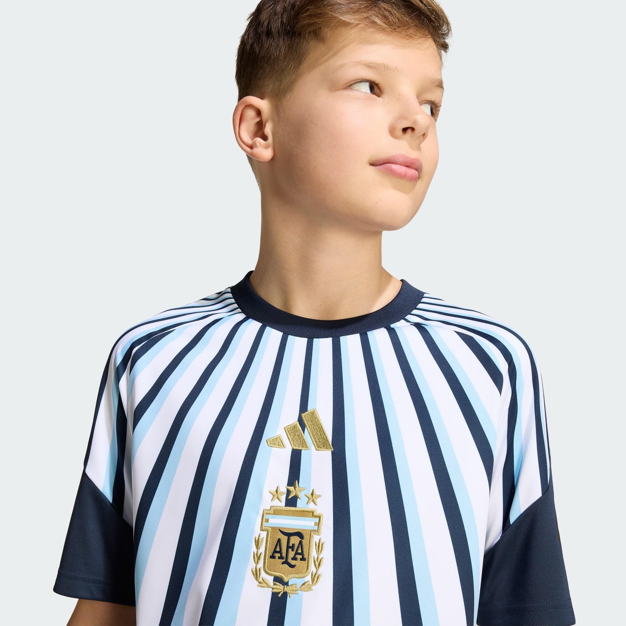 Maglia pre-partita Home Argentina 26 per bambini e bambine 4/6
