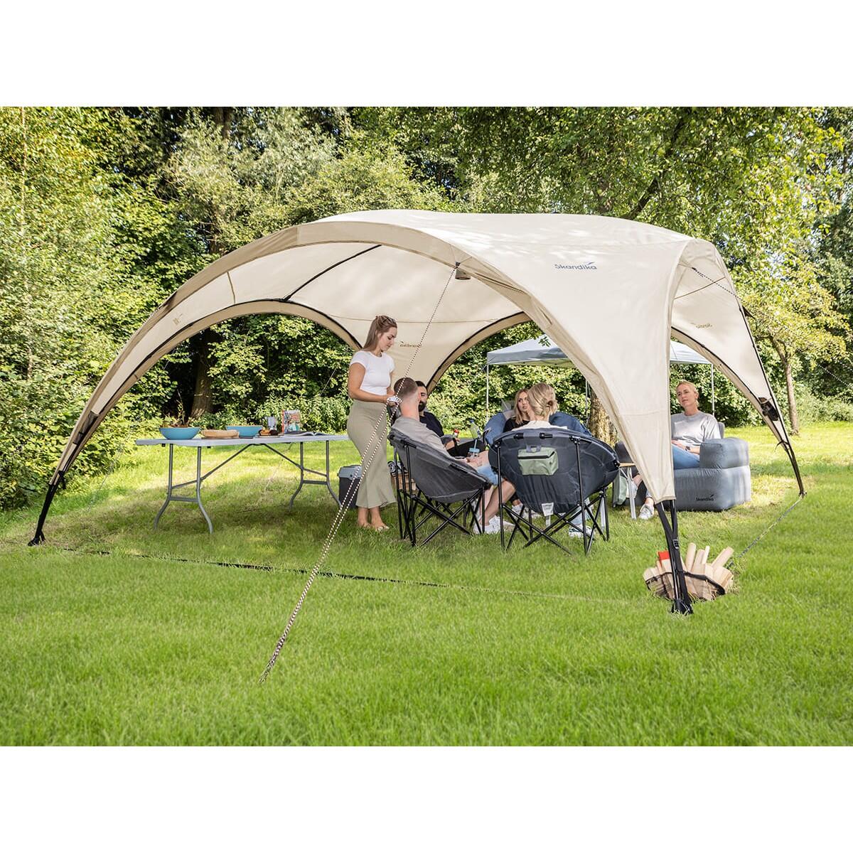 Pavillon Ascot 426 Technisch katoen - 4,26 x 4,26 m - 230 cm stahoogte 3/7