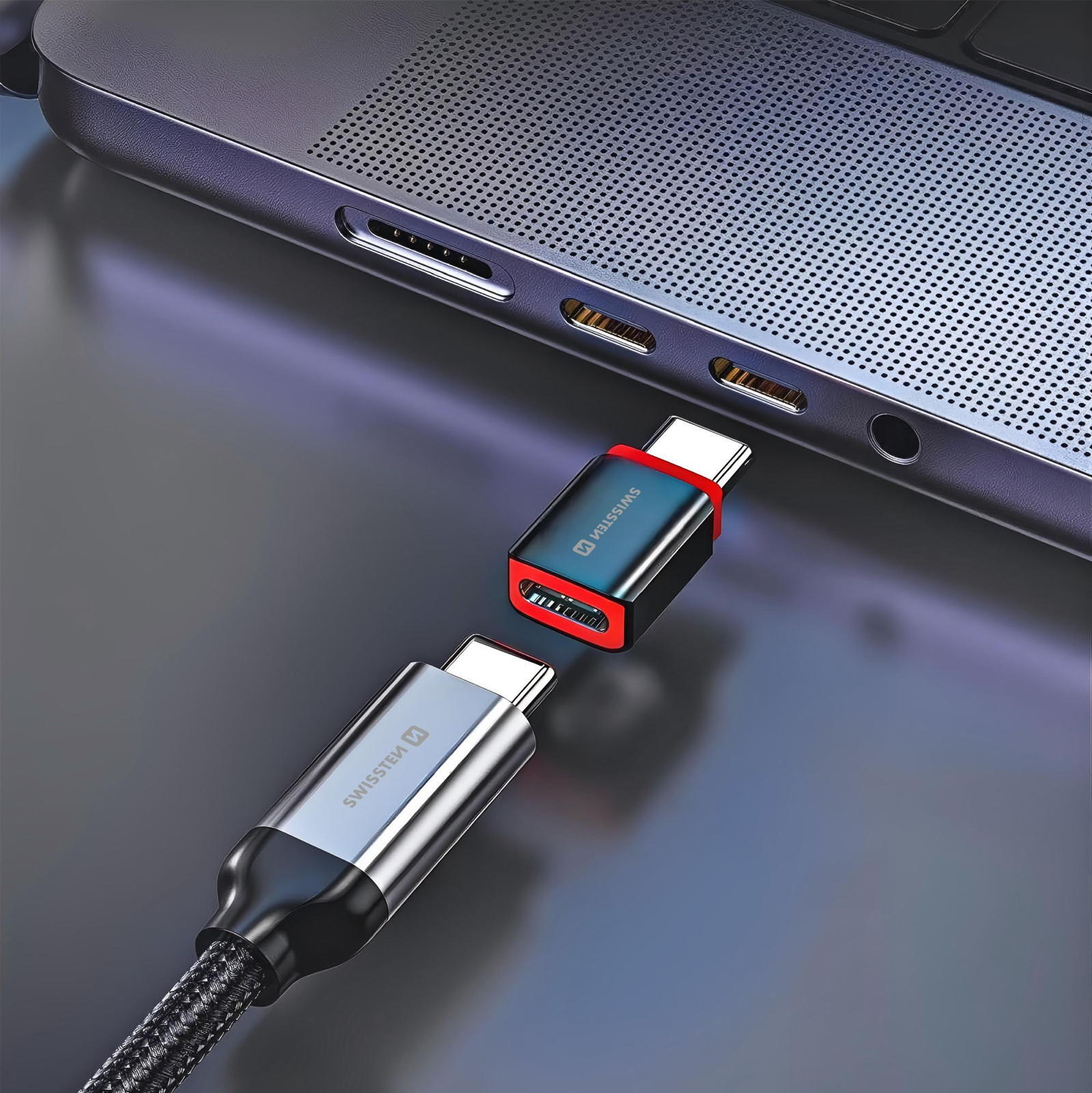 SWISSTEN DataGuard Bloqueador de Dados USB-C (M para F) 4/7
