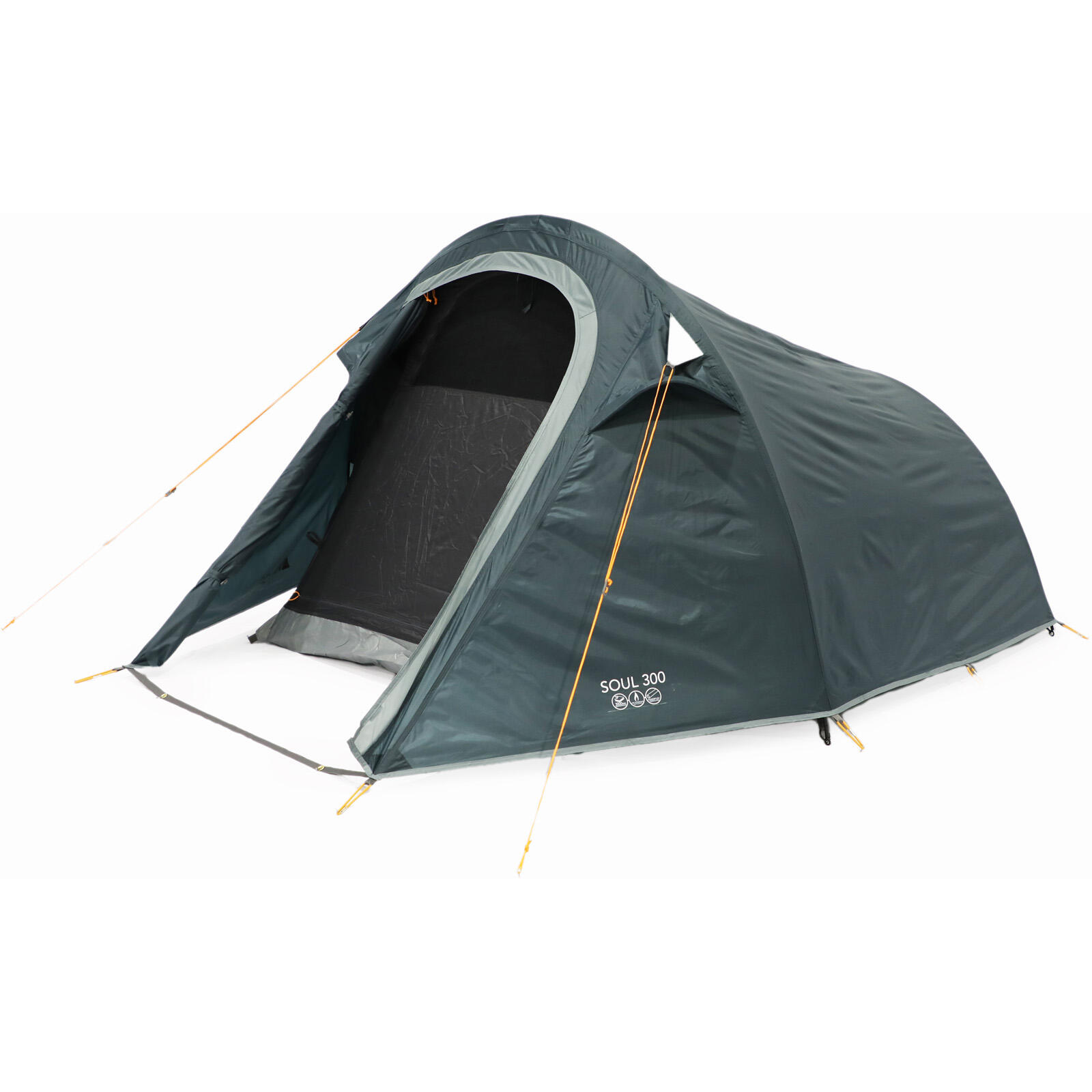 Tente de camping Soul 300 Trekking 3 personnes tunnel Outdoor Bike Vélo 6/7