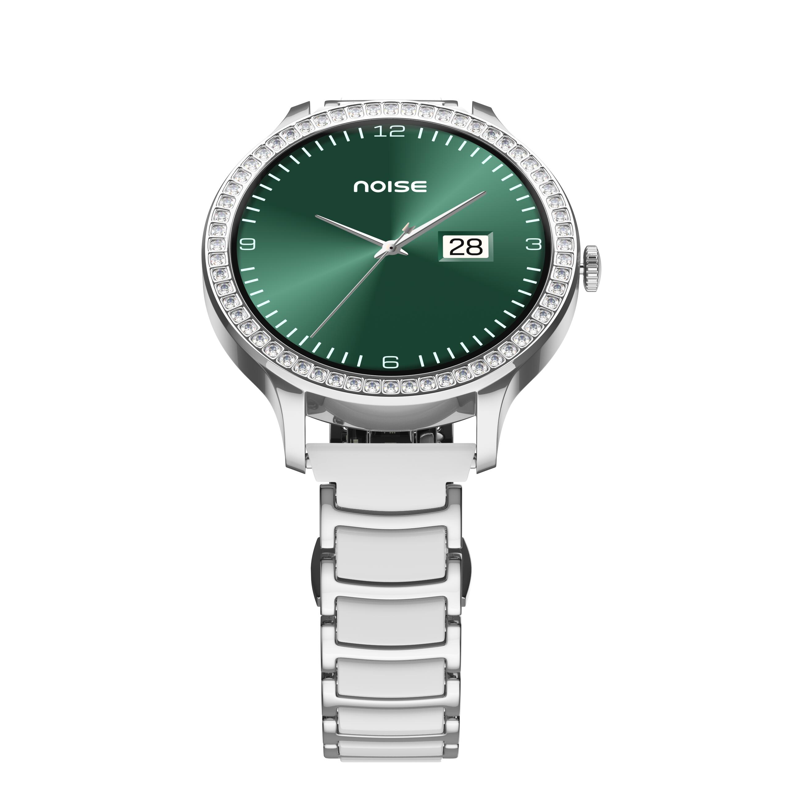 Slimme Horloge Smartwatch NOISE Diva Araya Zilver Ceramic 5/7