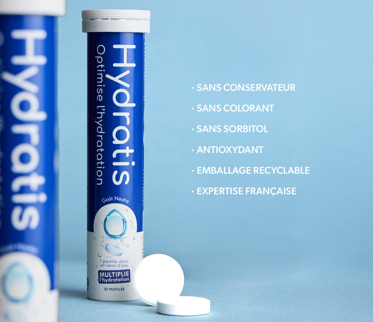 PACK 2 tubes - Boisson avec Électrolytes - Isotonique - Citronnelle & Gingembre 2/7