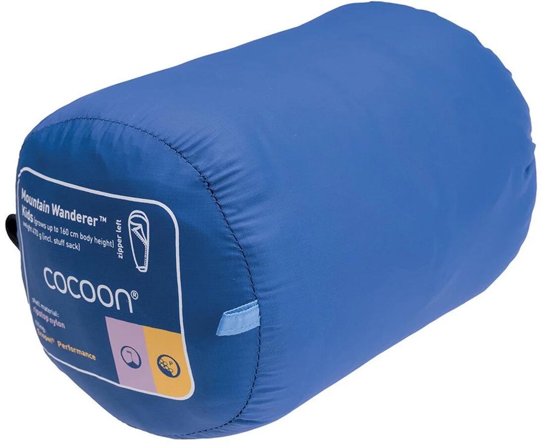 Cocoon Mountain Wanderer Kids Night Blue Light Blue Schlafsack 4/4