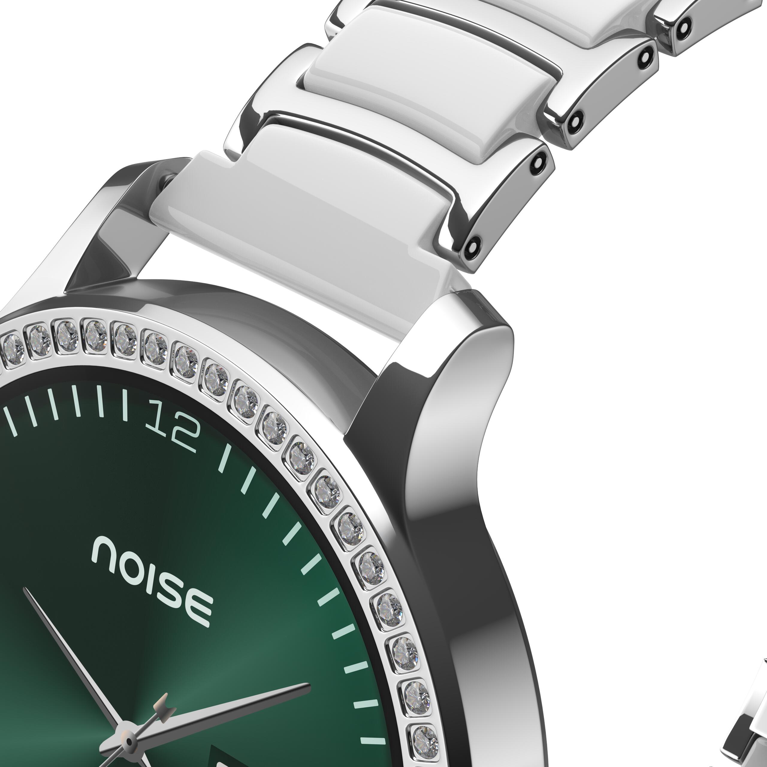 Slimme Horloge Smartwatch NOISE Diva Araya Zilver Ceramic 6/7