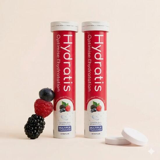 PACK 2 tubes - Boisson avec Électrolytes - Isotonique - Fruit des Bois