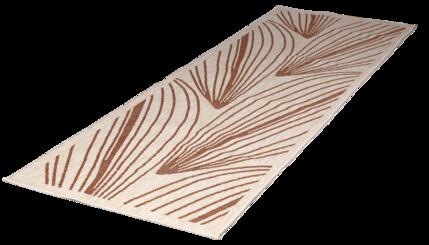 Outdoor-Läufer 80x230 cm Braun UV-beständig faltbar - Human Comfort Carros