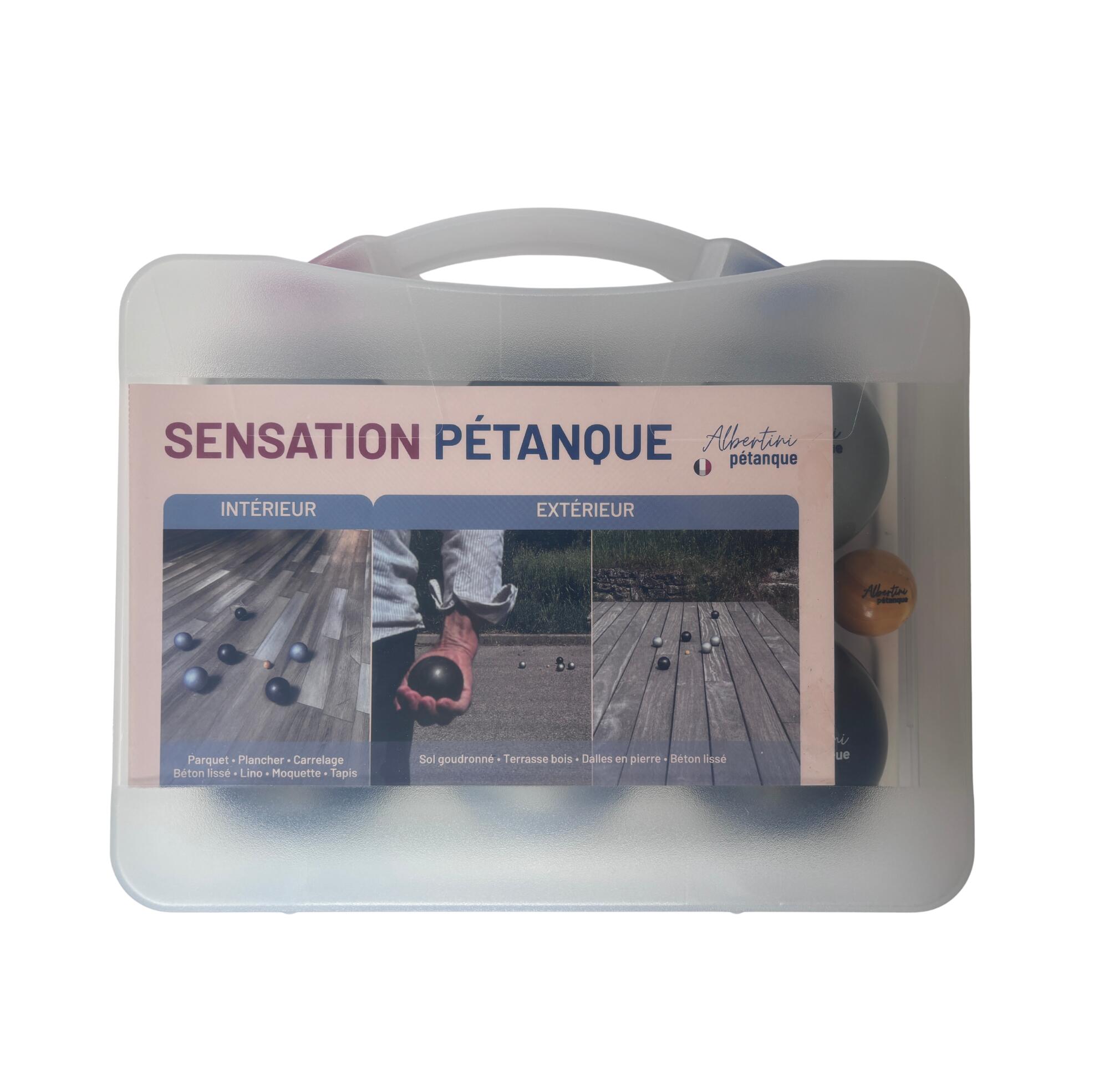 KIT 6 BOULES PETANQUE SOUPLES INTERIEUR EXTERIEUR 1/5