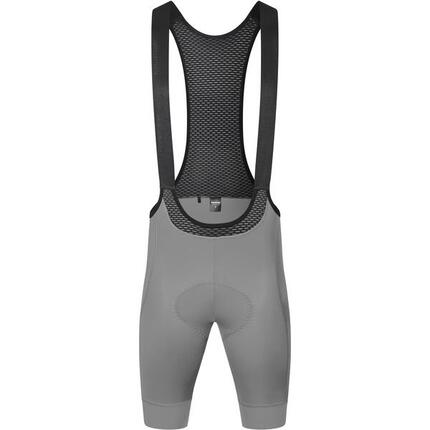 PACR Herren-Radhose mit Hosenträgern Gripgrab, Grau – Größe 2XL
