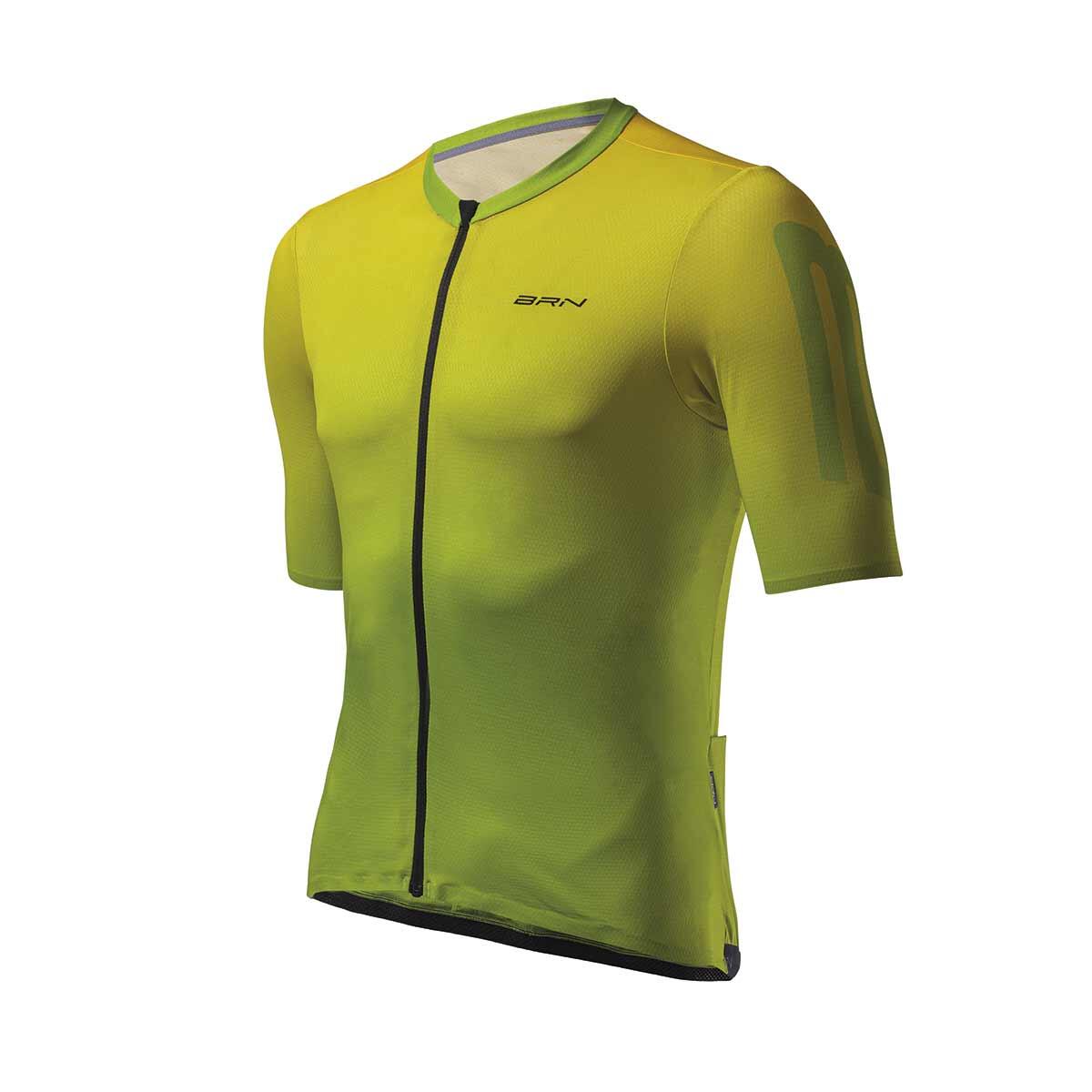 Maglia BRN Fade giallo/verde, taglia M 2/3