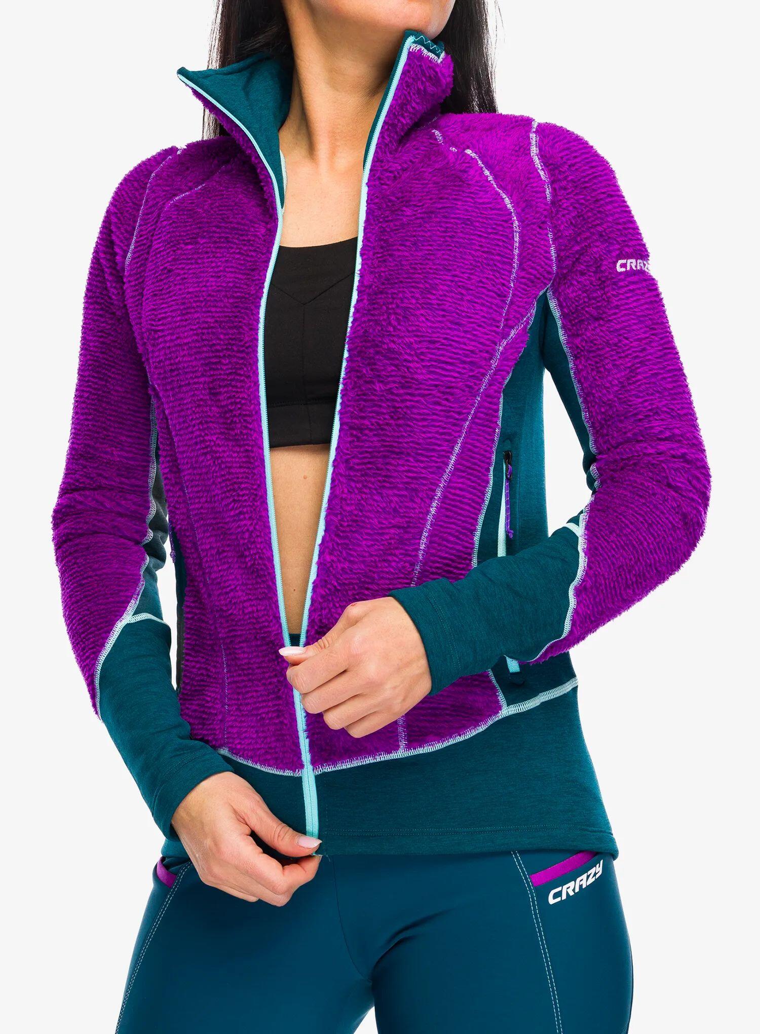Bluza damska rozpinana Crazy Pull Exit Extrafleece 3/7