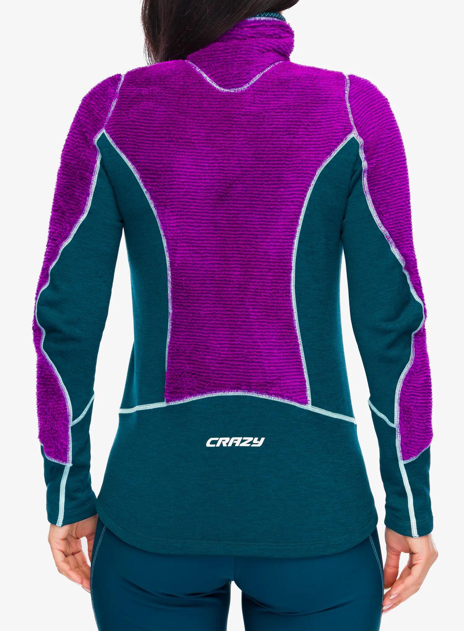 Bluza damska rozpinana Crazy Pull Exit Extrafleece 2/7