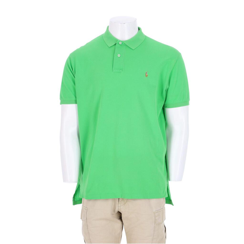 Second life - Polo Ralph Lauren Men Short Sleeve Neon Green Polo - Excellent