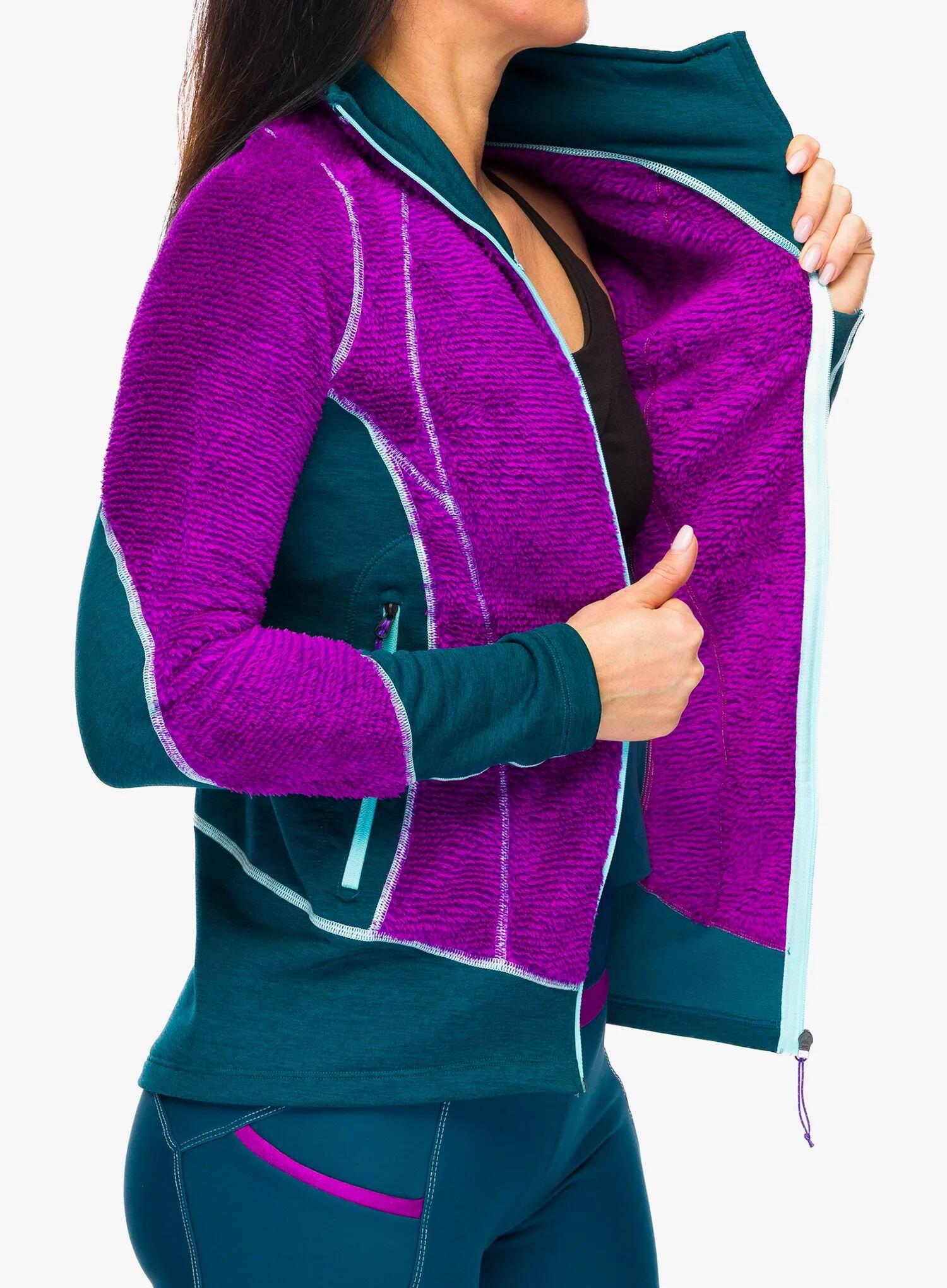 Bluza damska rozpinana Crazy Pull Exit Extrafleece 7/7