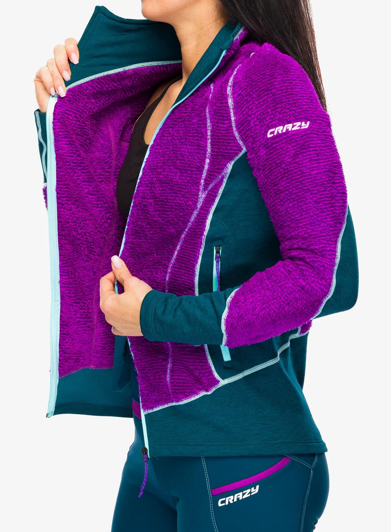 Bluza damska rozpinana Crazy Pull Exit Extrafleece 4/7