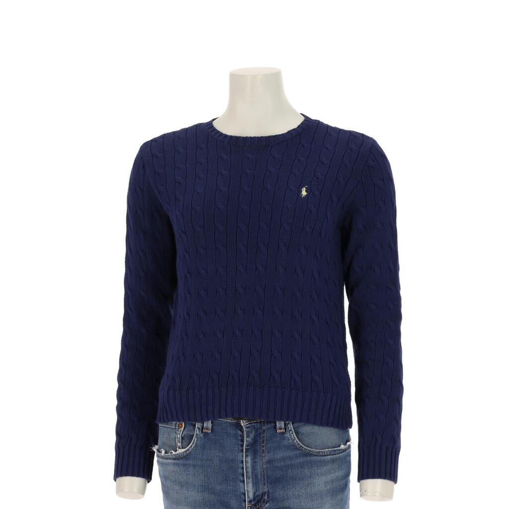 Second life - Polo Ralph Lauren Women’s Cable Knit Sweater Navy - Excellent