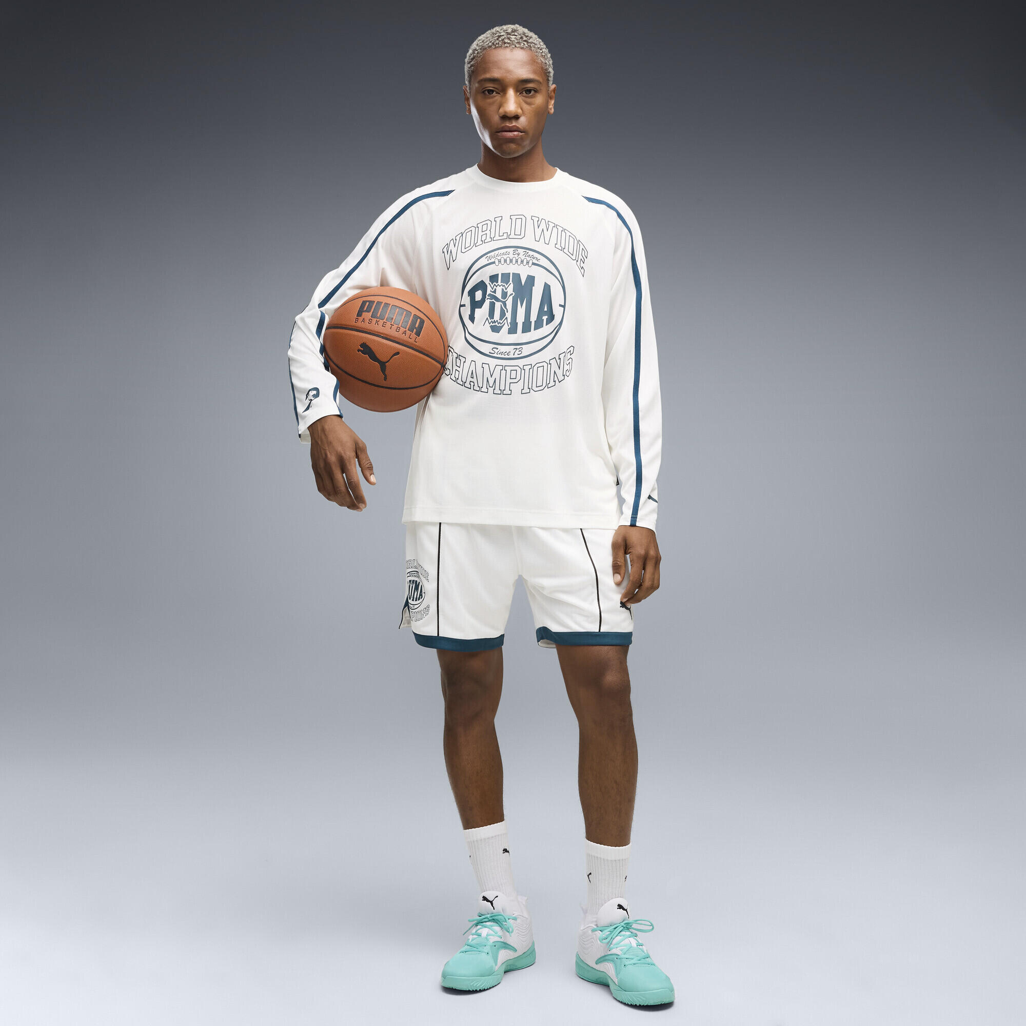 Chaussures de basketball mi-hautes Court Pro 3 Unisexe PUMA 3/7
