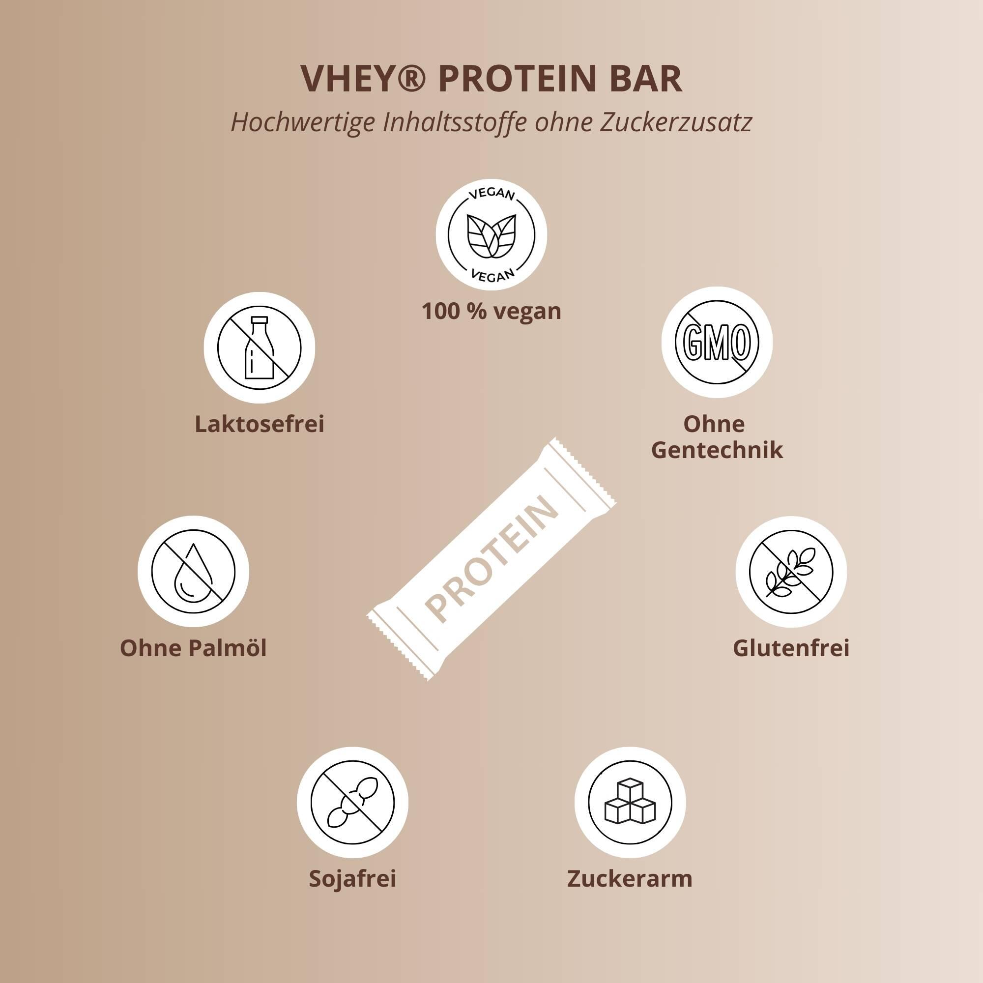 VHEY® Protein Bar Riegel - Chocolate Caramel Crisp 12er-Box 4/6